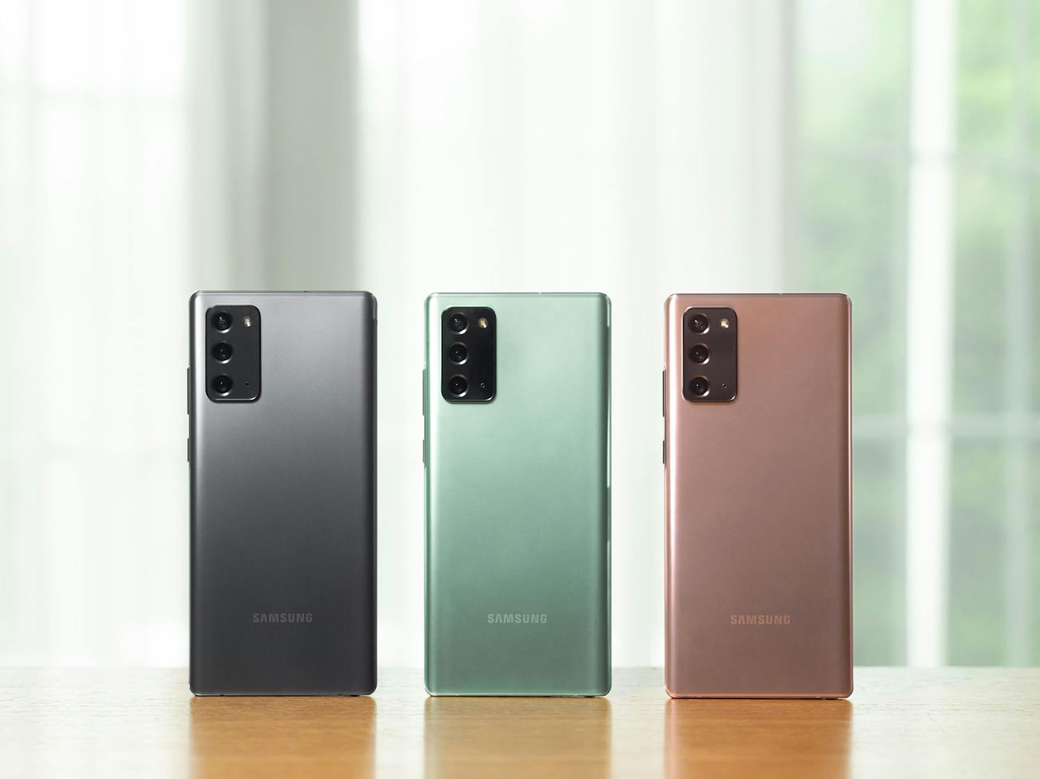 Samsung Galaxy Note 20 Samsung Galaxy Note finns i flera olika färger.